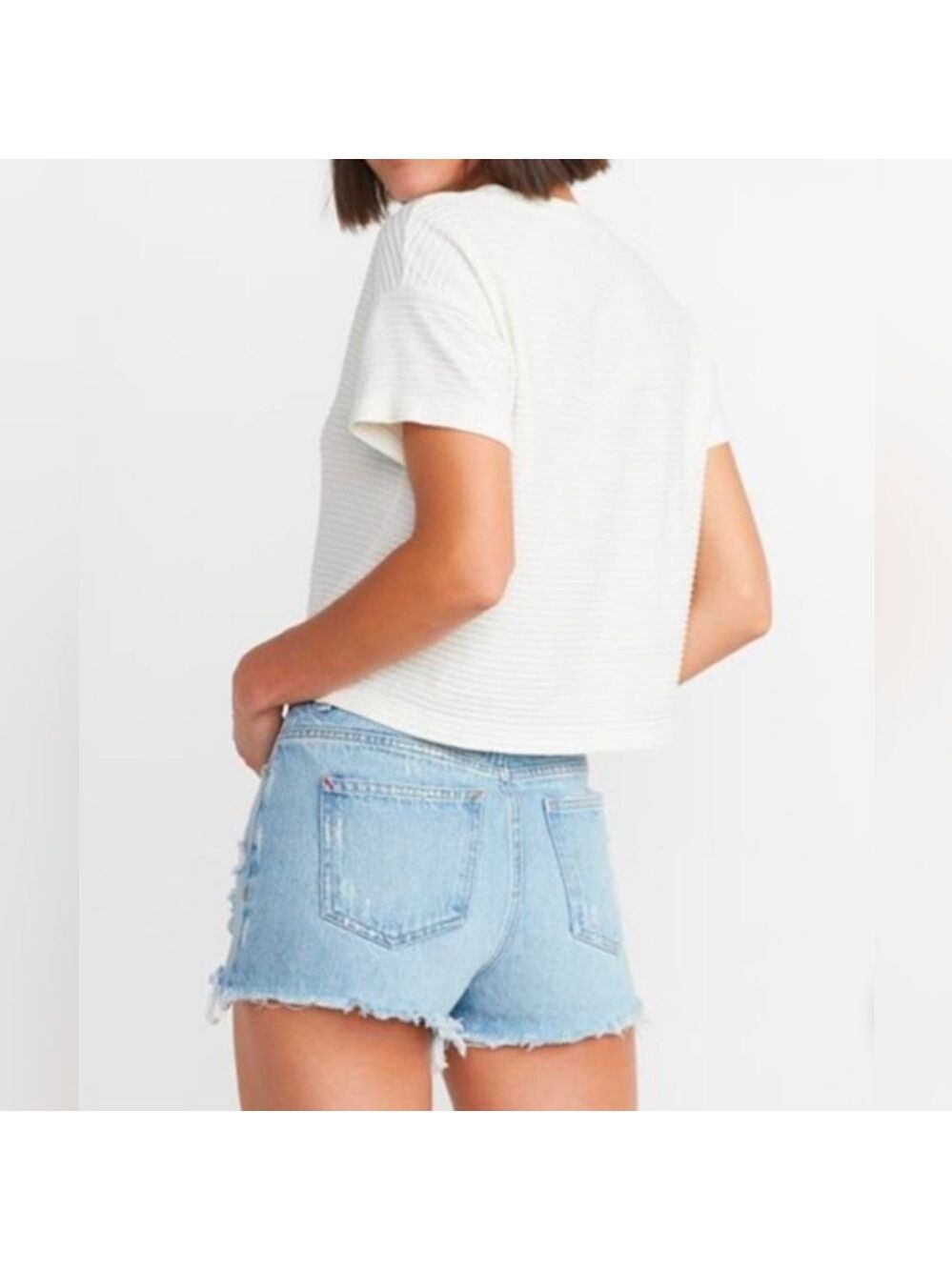 NWT Marine Layer Sasha Denim Shorts Medium Wash. Available In Diff. Sizes - Picture 3 of 10